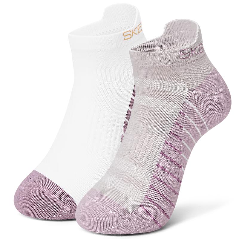 Skechers Unisex L324U019 Low-cut Socks (2-Pack) S