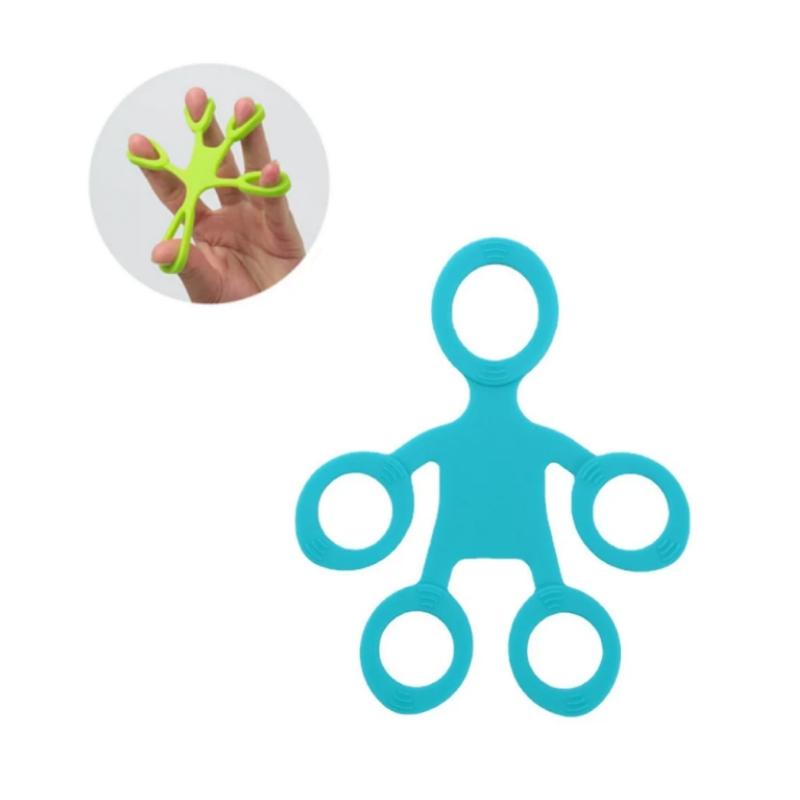 

Finger Grip Silicone Ring Exerciser Antistress Resistance Band Fitness Stretcher 3 Levels Finger Sensory Toy for Kid Autism ADHD