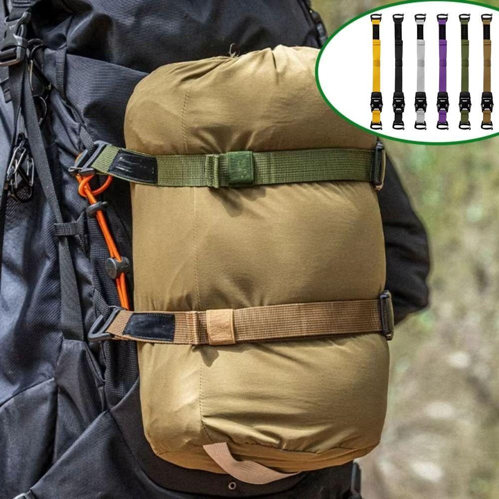 18.5~49.5cm Outdoor Equipment Straps 6 Colors Quickly Release Strap Backpacking Straps  Binding