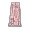 ABS Keycaps 108 Keys Double Layer Two Color Light Transmission Keycap for 61 87 104 108 Keys
