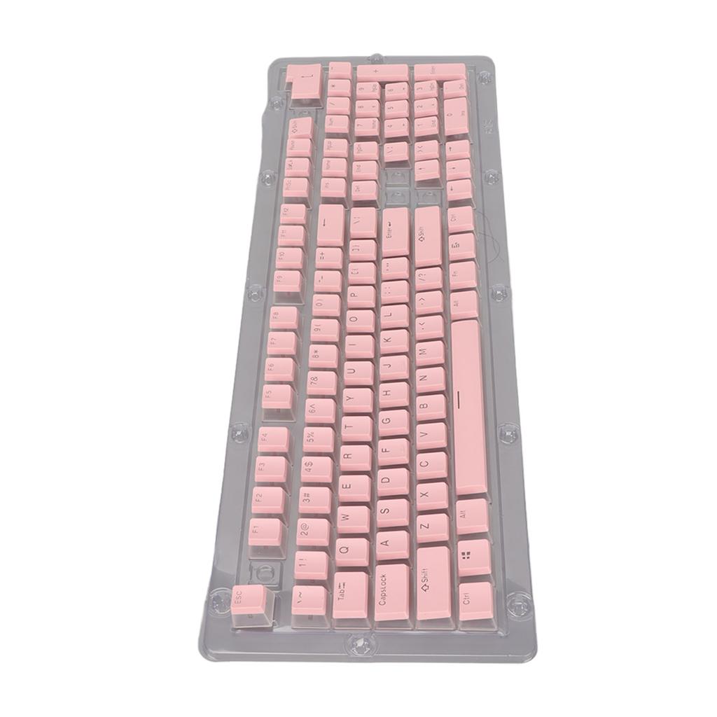 ABS Keycaps 108 Keys Double Layer Two Color Light Transmission Keycap for 61 87 104 108 Keys
