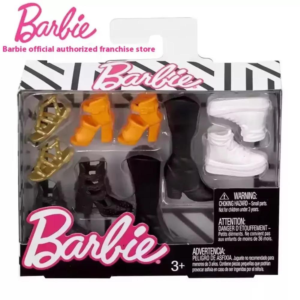 Oryginalna Lalka Barbie Modna Pojedyncza Kombinacja Butów Dziewczęca Księżniczka Zabawka Ubrania Buty Zestaw Kolekcjonerska Figurka