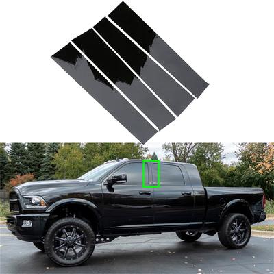 Nouveau Jeu de 4 Montants Noirs Kit de Couvercles d'Habillage de Porte Pour Dodge RAM 1500 2500 2009-18