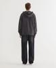 COVERNAT Small Authentic Zip-Up Hoodie Charcoal
