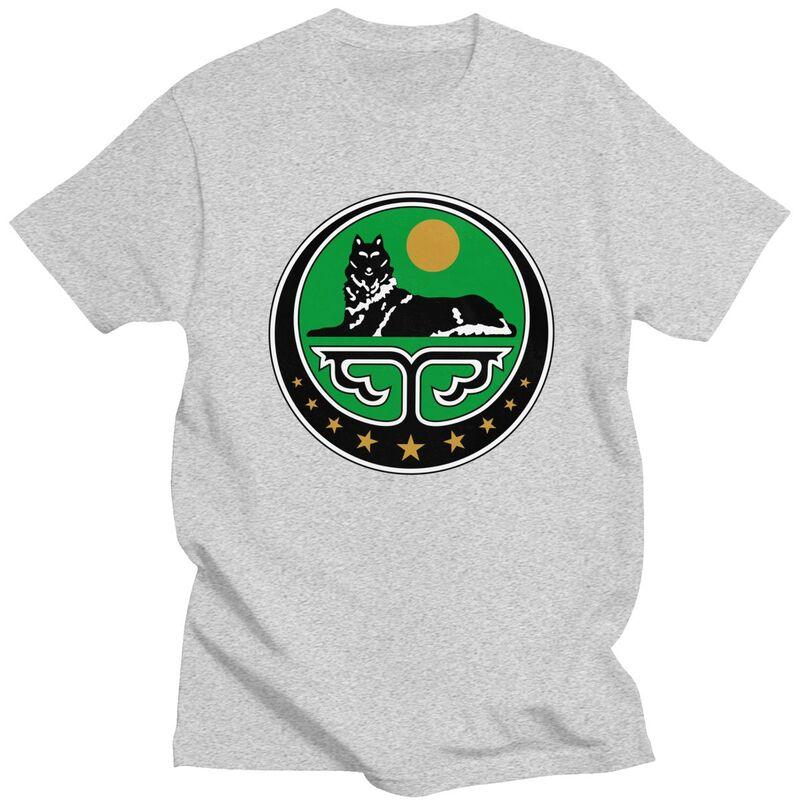 T-shirt Personalizzata Cecena Uomo Manica Corta Cotone Puro T-shirt Tempo Libero Stemma della Cecenia Magliette Streetwear