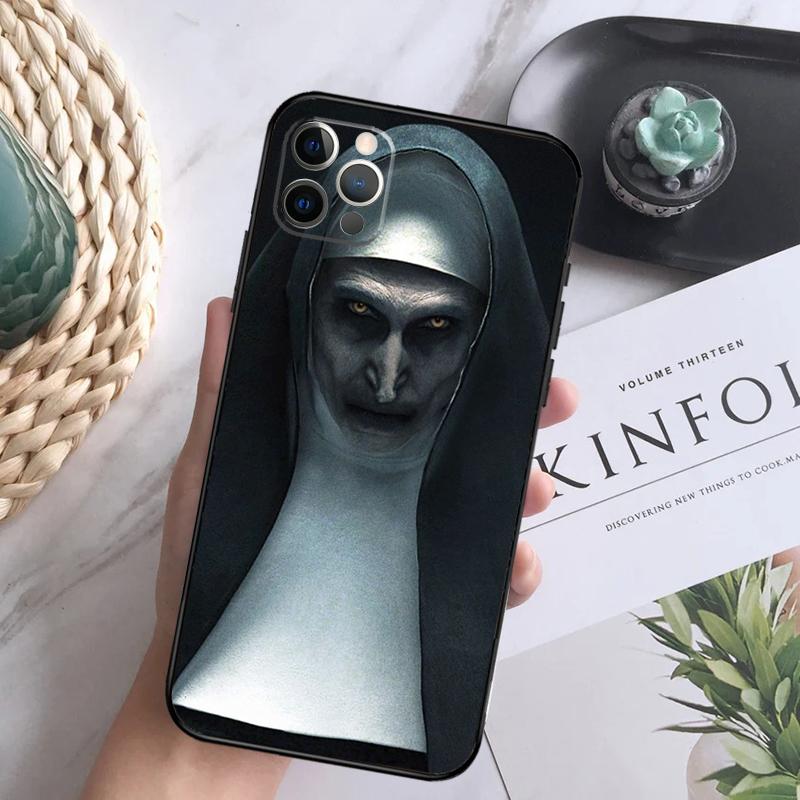 

The Nun Valak Horror Phone Case For iPhone 15 14 13 12 11 16 Pro Max Plus Mini 7 8 X XS Max XR Back Cover Shell iPhone 11
