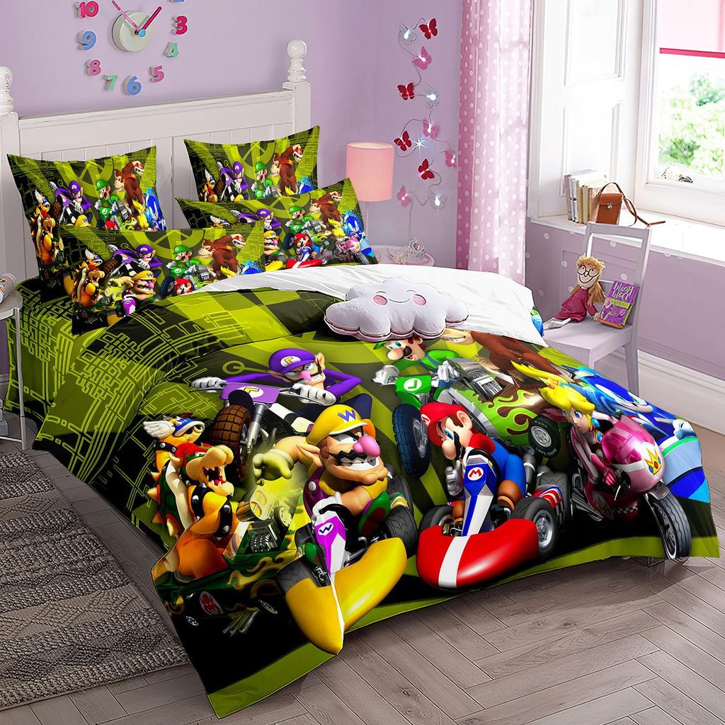 Game 3D Cartoon Printing Duvet Cover Comforter Bedding Set For Youth Girls Boys Gifts, Anime Bedding Set With Pillowcase 75*50Cm