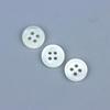 4 Holes Polished Freshwater River Shell Buttons Small Round Thin Edge Durable for Shirts Blouses Handmade Apparel Making