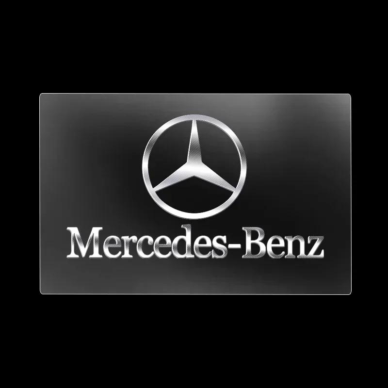 2025 For Mercedes-Benz 1pcs Metal Car Emblem Sticker For Mercedes Benz W117 W176 W177 W205 204 W213 W253 W156 W218 W166 CLA GLC