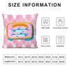Cute Coastal Charm Sardines Ins Cushion Cover Pillowcase Ultra Soft Skin Friendly Fabric Cloud Like Comfort & Concealed Zipper