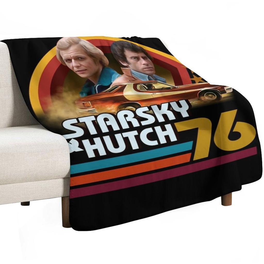 Starsky and Hutch Throw Blanket Stylish Couch Blanket for Home Living Room