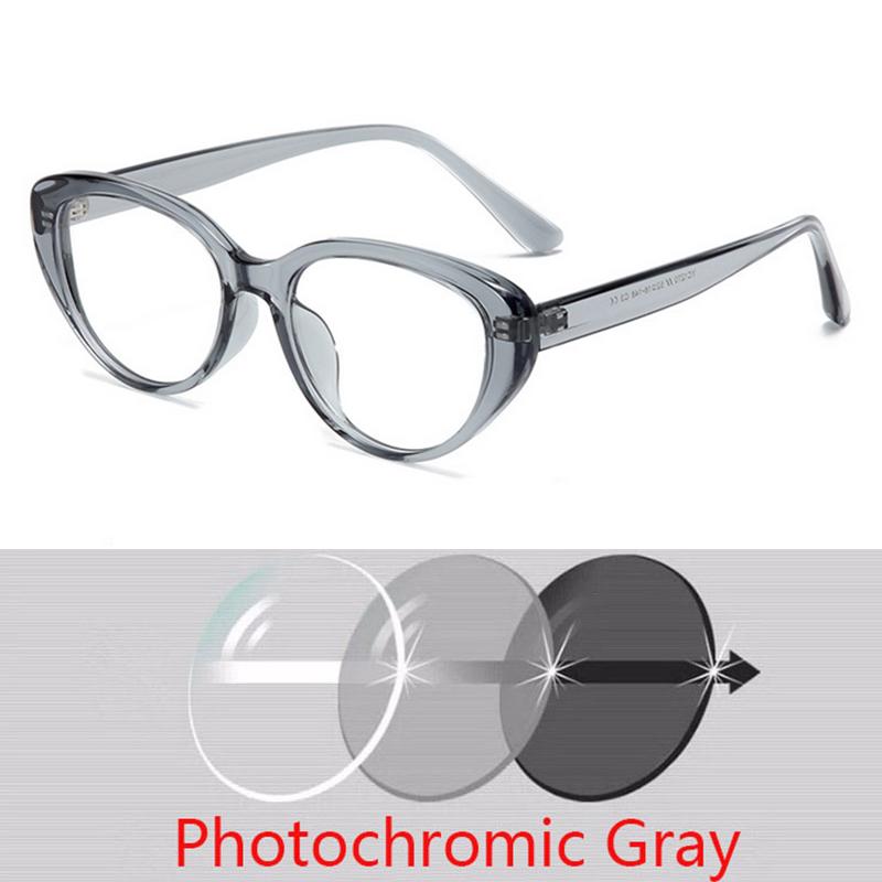 Cat-Eye Glasses Frame With Myopia Blue Light Filter High-Quality Lightweight Durable Flat Lens Fashionable Personalized Optics
