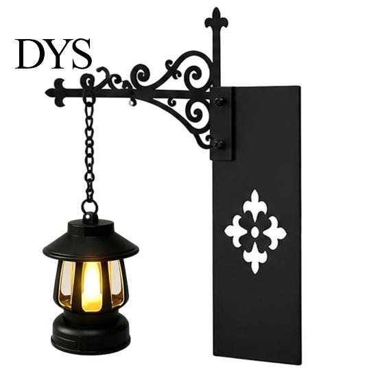 Gothic Home Decor Accent Halloween Bookshelf Light, Vintage Metal Decorative Shelf Lamp, Battery Powered Classic Interior Design Accents Warm