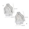 Silicone Molds for Creating Candle Stand and Night Light Tealight Holder Mold Hollow Out House Night Light Ornament Mold