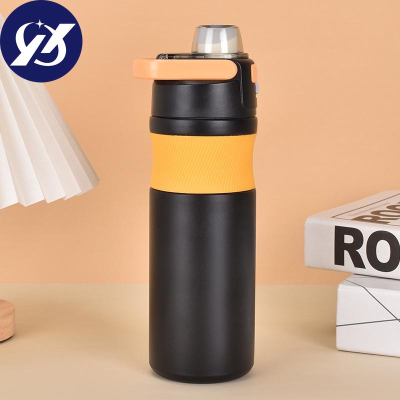 Nový 304 nerezový odrážecí kryt vakuový pohár pro studenty Venkovní přenosný přenosný sportovní pohár