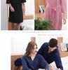 Unisex Quick-Dry Waffle Bathrobe - Lightweight, Absorbent, Ideal for Spa & Sauna