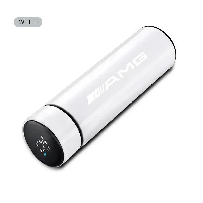 1 stk Bærbar Bil Smart Termosflaske Temperaturvisning Kopp For Mercedes Benz B/C/E/S-Klasse A-Klasse C200L GLC GLK CLA Tilbehør