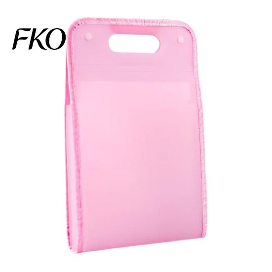 Large Capacity File Folder Translucent Vertical Expanding Organizer with 13 Pockets, Accordion Folders Reinforced Handle Labels, A4 Letter Size