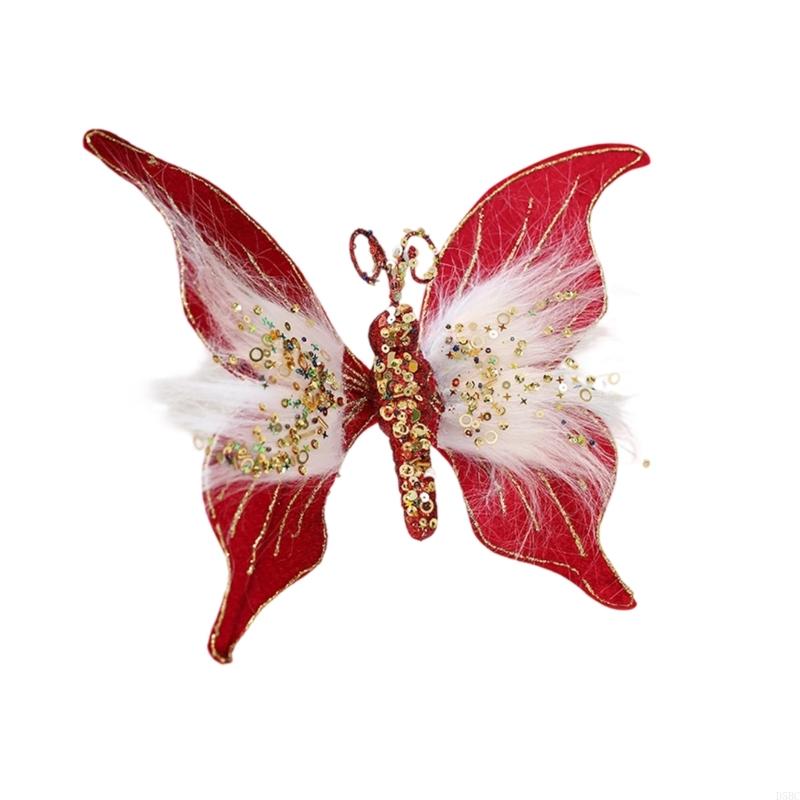 

Multipurpose Christmas Tree Butterfly Deck Soft Washable Cloth Holiday Decoration вино красного
