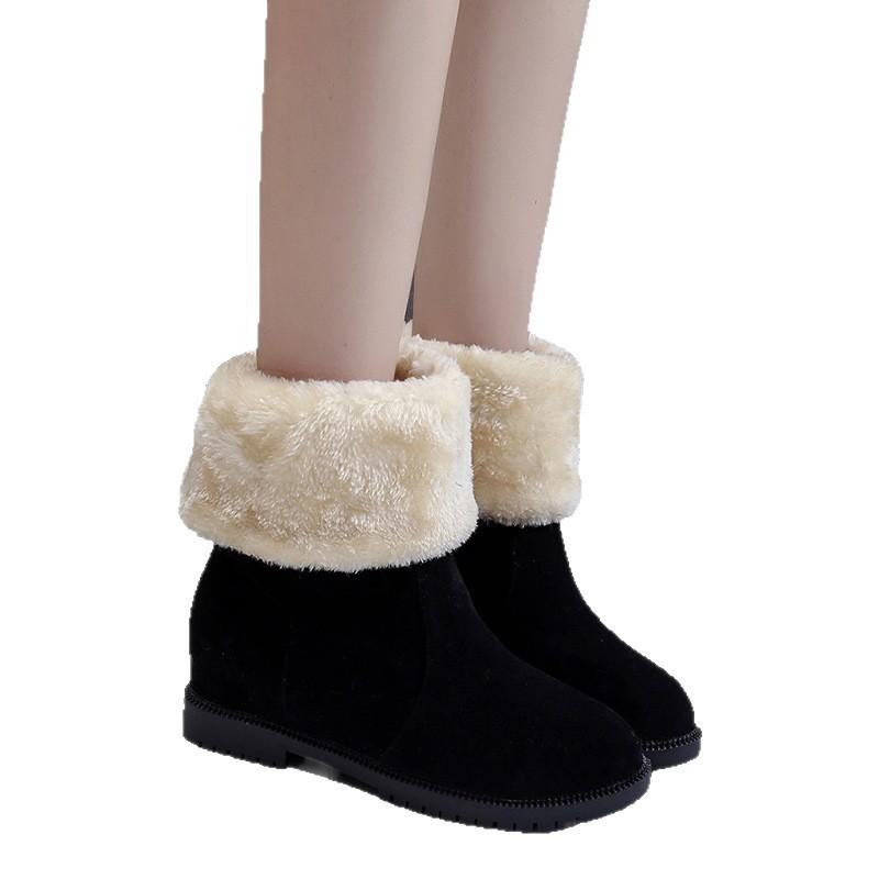 Women's Boots Women Platform Australia Winter Footwear Shoes  Flat Heel Round Toe Rain 2025 Snow Padded Autum