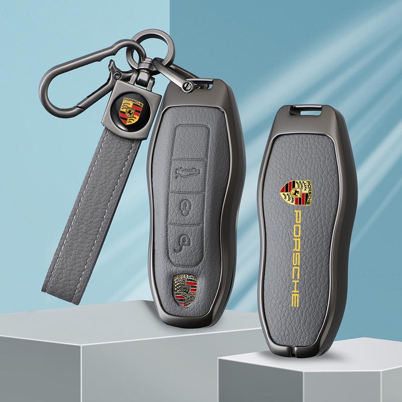 Porsche Model B Elephant Grey Key Case