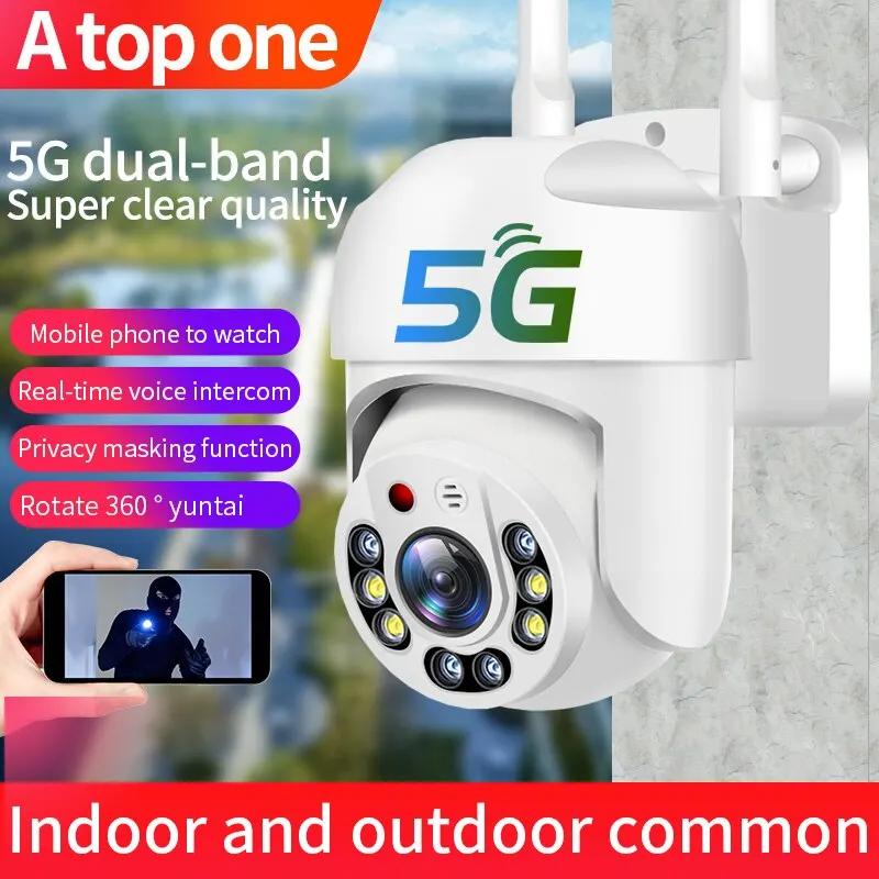 1080P Camera Outdoor Security Camera CCTV Surveillance Full Color Night Vision Motion Detect Auto Tracking
