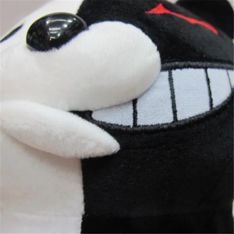 25cm Anime Dangan Ronpa Super Danganronpa 2 Monokuma Orso Bianco e Nero Peluche Orso Morbido Peluche Bambole Giocattoli