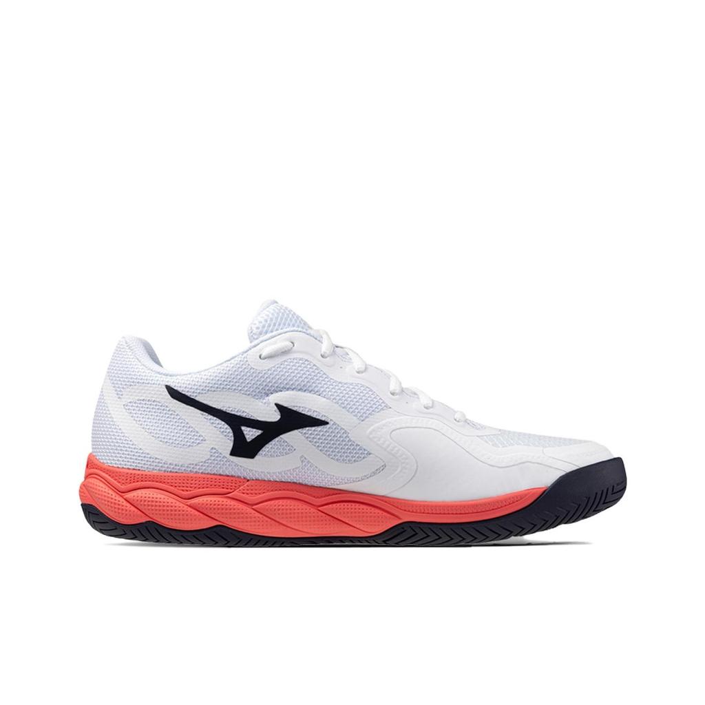 Mizuno Wave Enforce Court Comfortable Versatile Shock Absorbing Durable Tennis Shoes Unisex Sneaker White 61GA243260