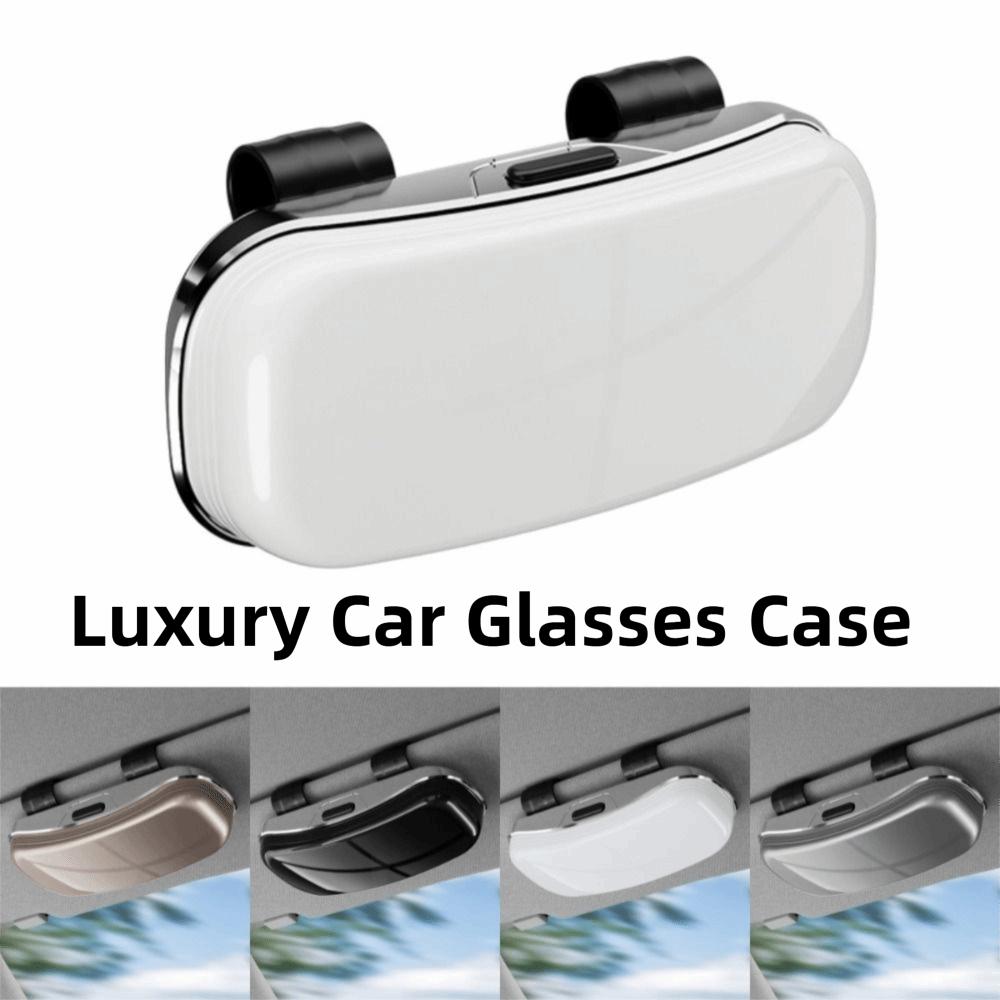 Anti Scratch Sun Visor Sunglasses Holder Box Eyeglasses Protection Case Car Interior Accessories