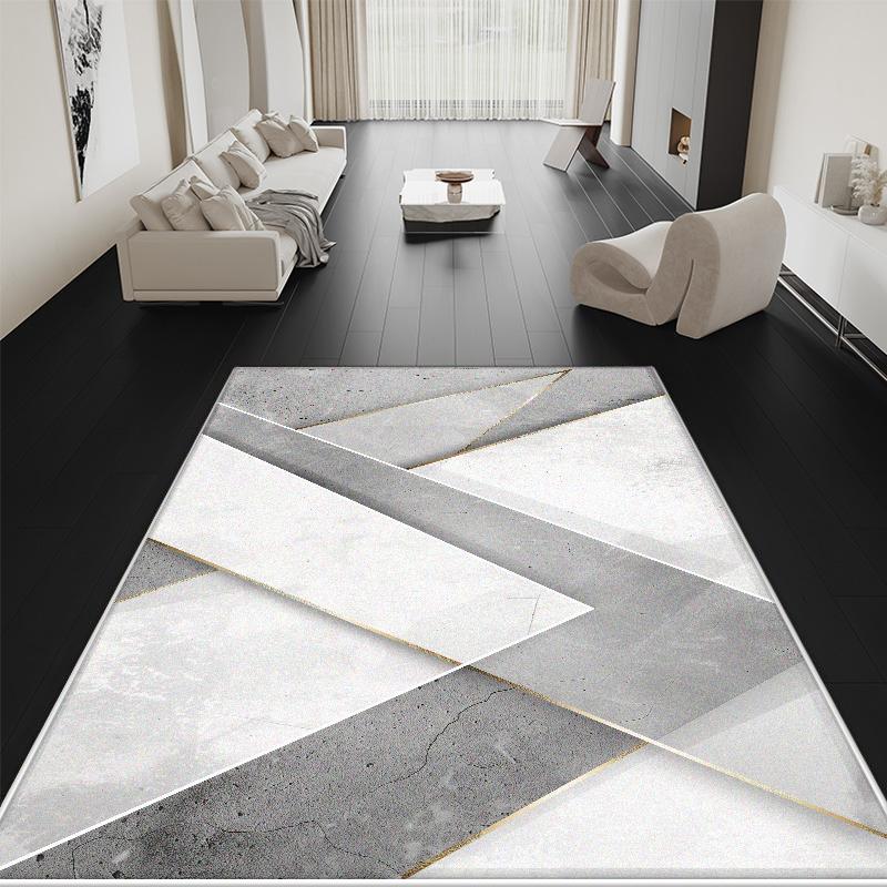 Modern Geometric Large Living Room Carpet Decoration Home Sofa Area Antiskid Rug 200x300 Bedroom Lounge Washable Plush Floor Mat