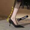 Pointed fashion popular women's shoes new temperament black popular high heel stiletto women's single shoes