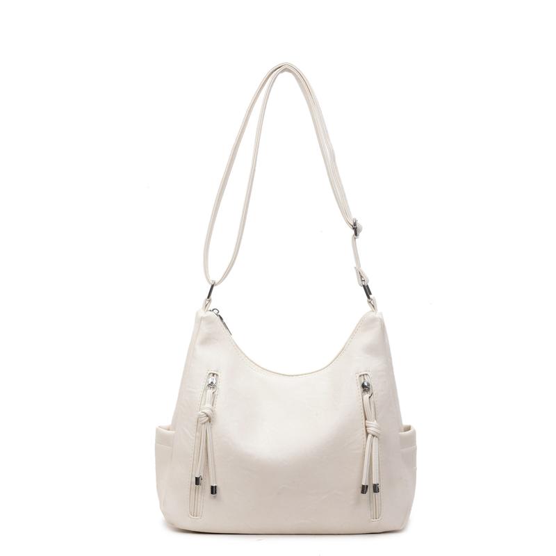 PU Zipper Fashi Tote Bags High Quality Large Capacity Versatile 2026 New Bags for Women Autumn Commuting Shoulder Bags