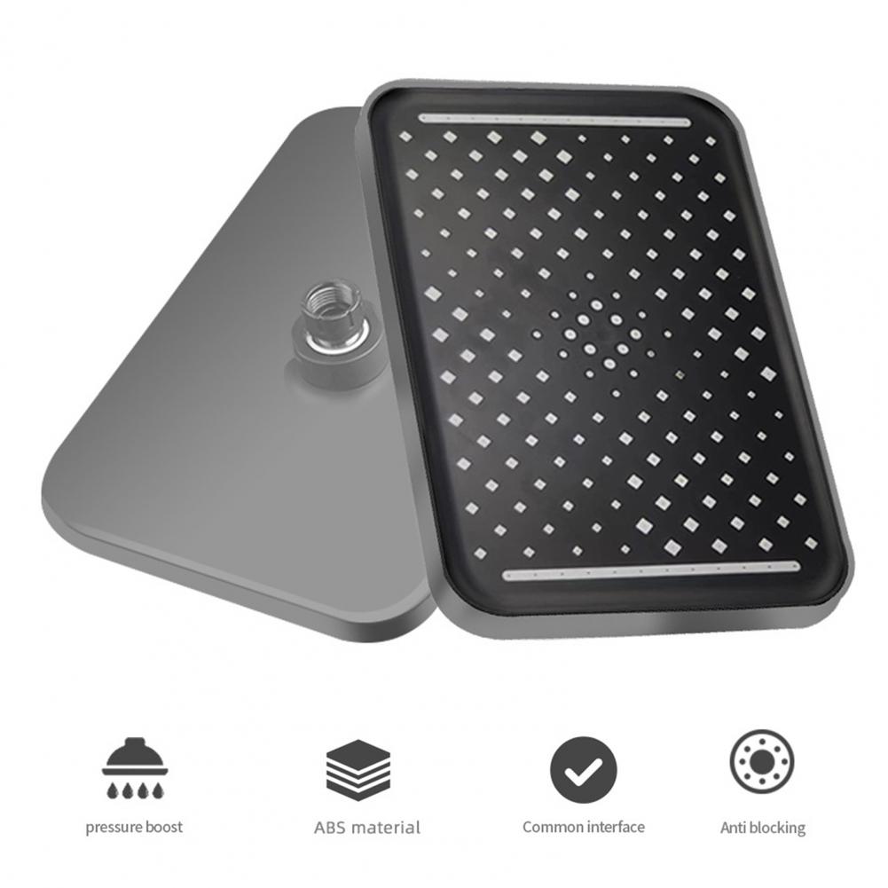 Rain Shower Head High-Pressure Stainless Steel Rainfall Showerhead Large Waterfall Bathroom Square Showerhead For Shower Lovers