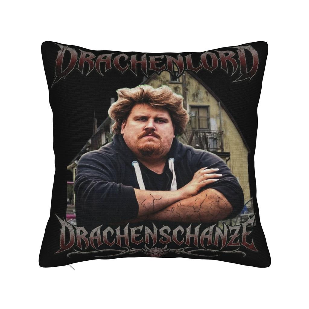 Lustiger Drachenlord Kissenbezug Zubehör Druck Kissenbezug Dekoration Wurfkissenbezug Sitzbezug Mehrere Größen