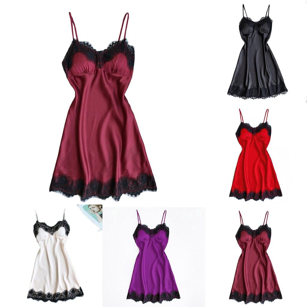 Buy Women Sexy Lace Lingerie Nightwear Underwear Robe Babydoll
