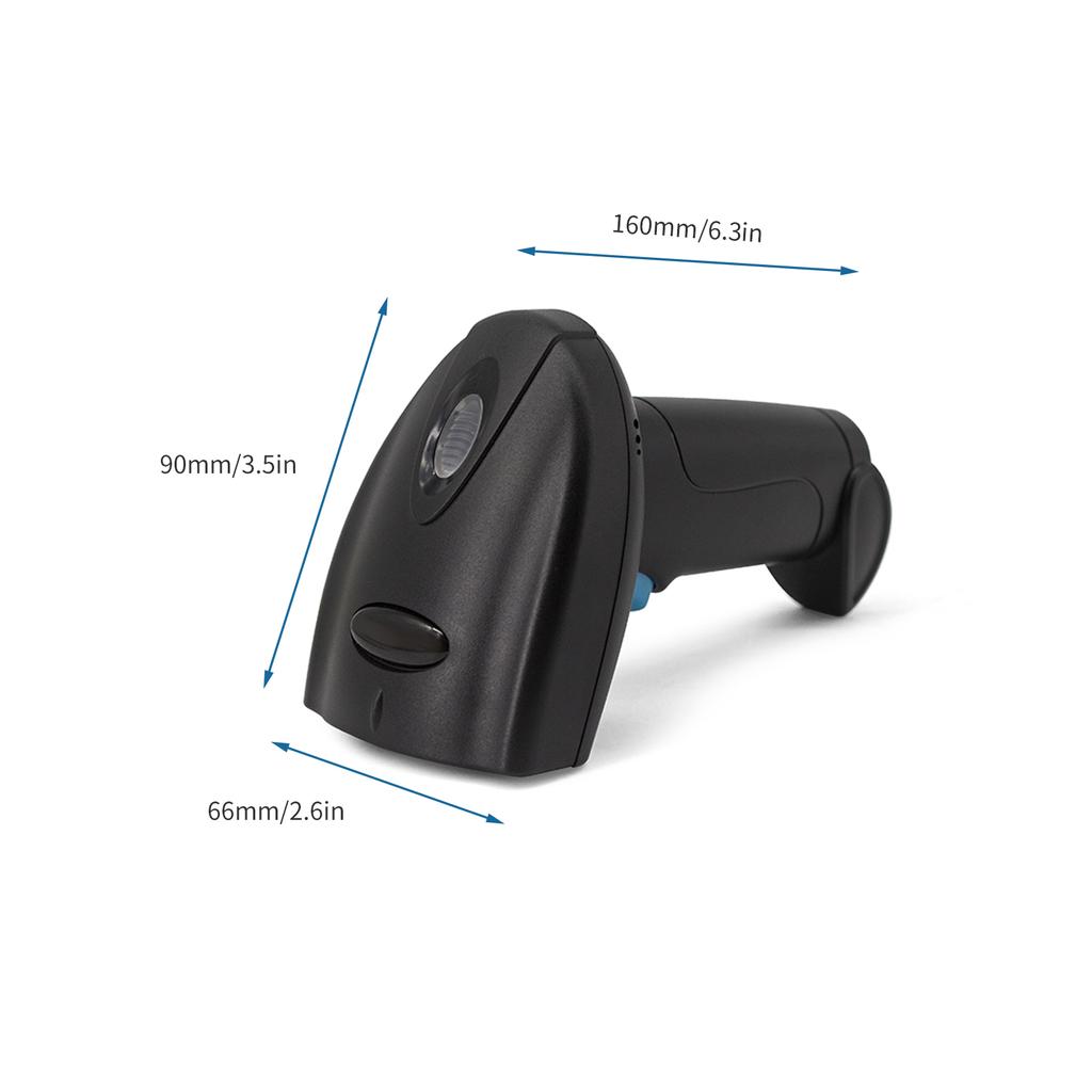 1DCelsius2D Bar Scanner Handheld USB Wired Bar Reader Manual TriggerCelsiusAuto Continuous Scanning Support Paper Compatible with Window