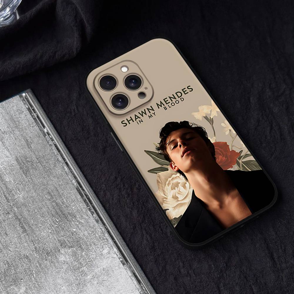Shawn Mendes Singer Phone Case Phone Case For Iphone 17 16 15 11 13 14 Pro Max X Xr Xs Max 12mini Black Shell Cover Case