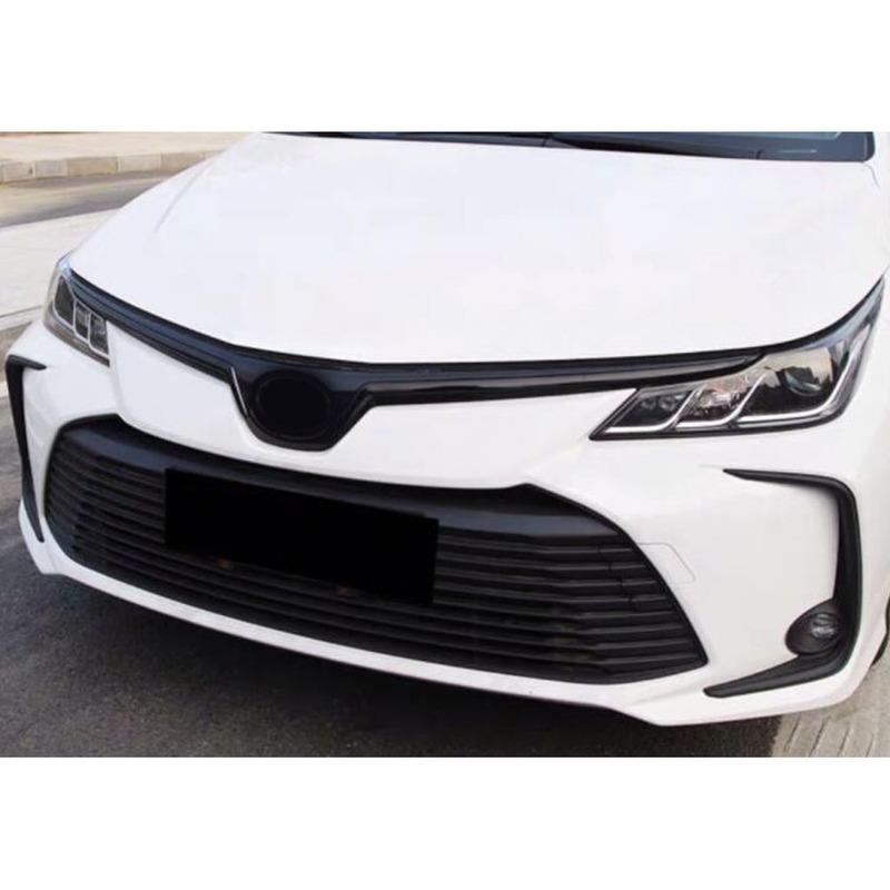 Front Racing Grid Grill Grille Cover Trim Car Accessories Exterior Frame Stick For Toyota Corolla Altis