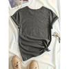 Women'S Playful Black Cat Print Short-Sleeve Round Neck T-Shirt - Sporty Casual Style, Soft And Breathable