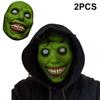 Halloween White Eyed Devil Mask Reusable Adjustable Scary Mask Smile Exorcist Mask Halloween Party Decoration Maskscarnaval mask