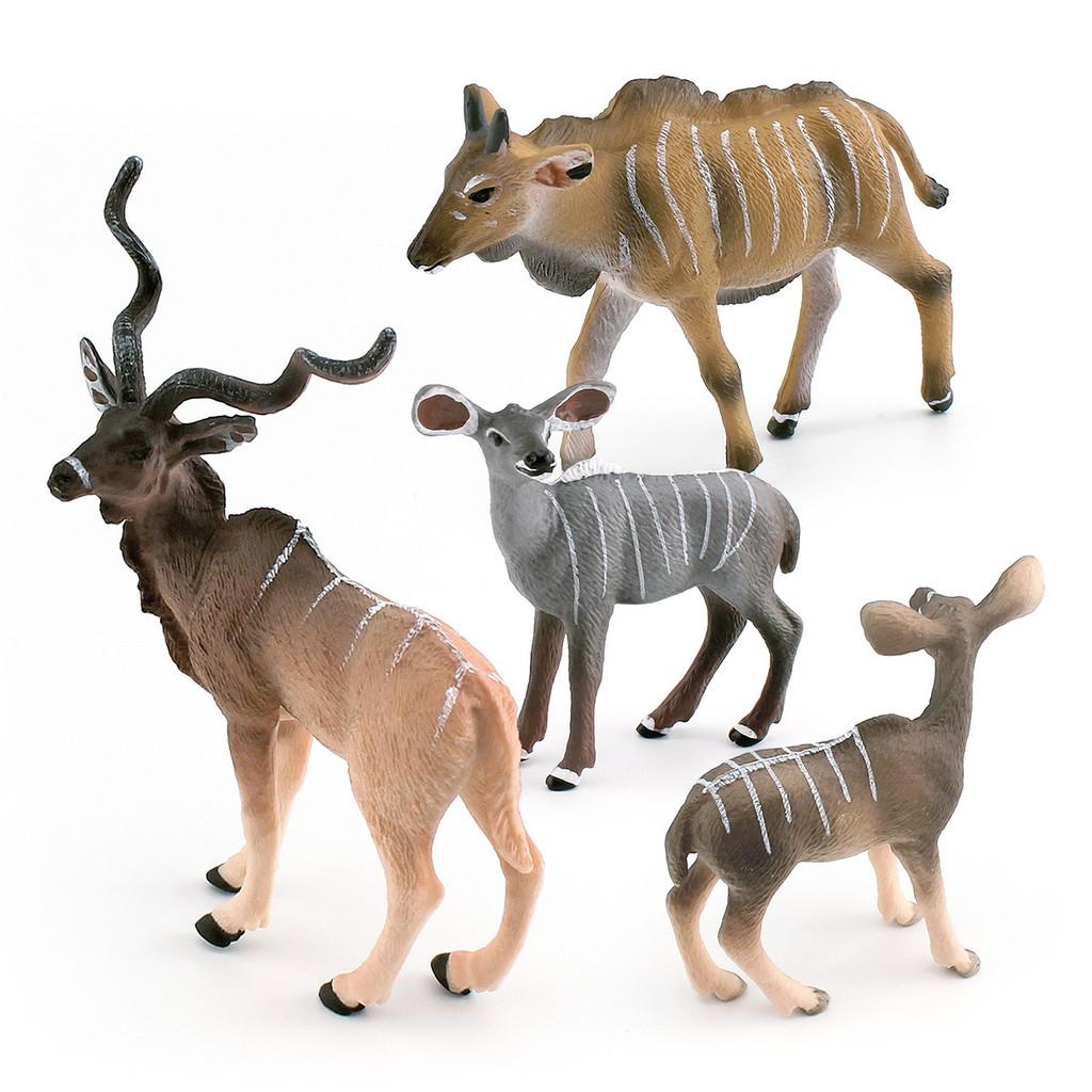 Childs Science Learning Jungle Animal Pvc Toy With Realistic Antelope For Classroom Display