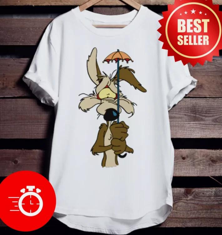 

Wile E Coyote White T-Shirt Cotton All Size 3XL