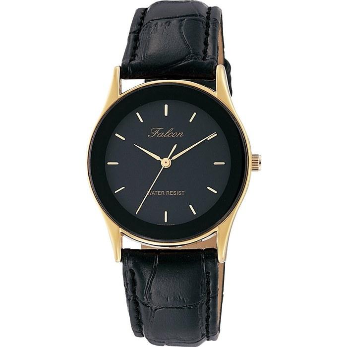 [Citizen Q&Q] Analog Watch Waterproof Leather Strap QA36-102 Men s Black Black/Gold