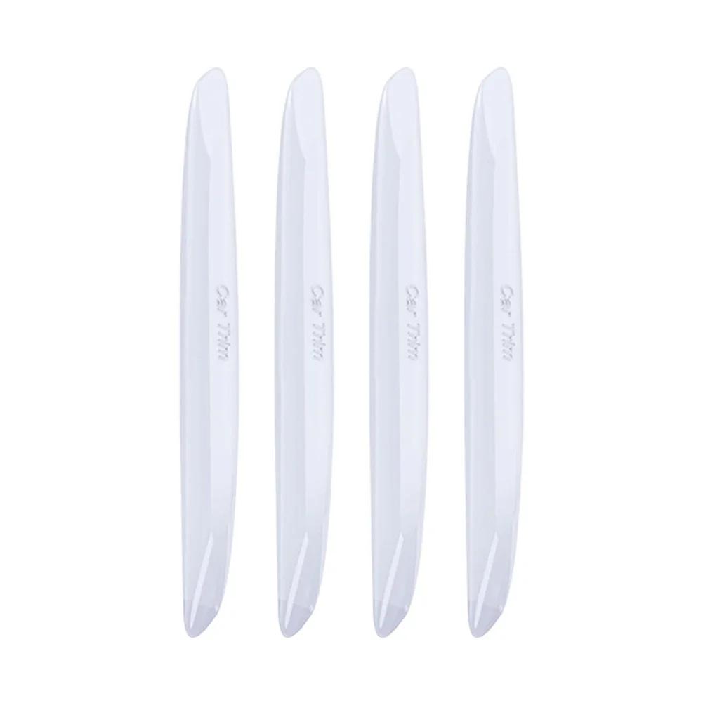 2/4Pcs Universal Rubber Protector Strip Car Rearview Mirror Anti-collision Strip Bumper Car Door Stickers for Reducing Damage