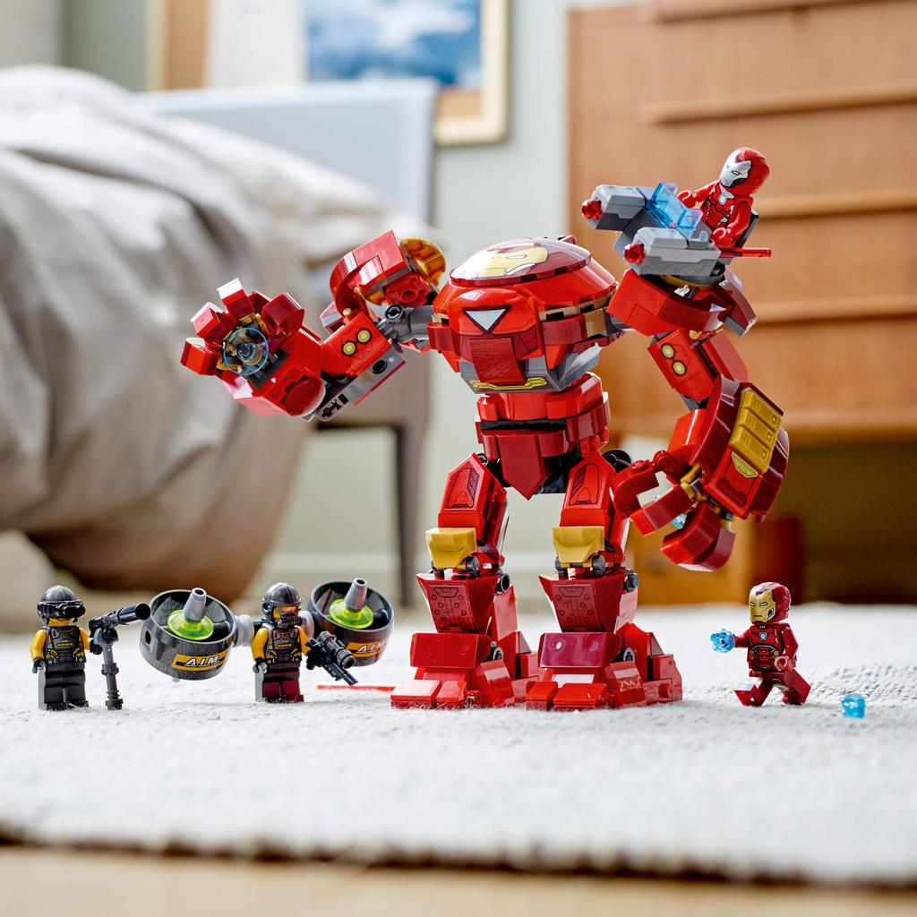 LEGO Iron Man Hulkbuster Vs. A.I.M. Agent Superhero Playset Marvel Avengers 456 Piece LEGO 76164