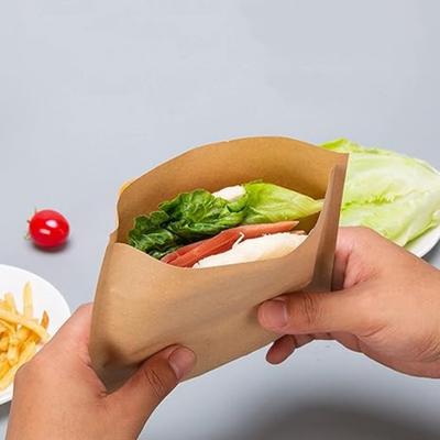 100 ks mini kraft papírových sáčků, ploché kraftové sáčky, sáčky na zboží, sáčky na pamlsky, skvělé na šperky, svačinky, sušenky, popcorn, bonbóny, čokoládové razítko - hnědé