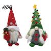 Christmas Faceless Gnome Dolls Plush Figurines Santa Stuffed Cloth Dolls Standing Figurines Scandinavian Elf Tabletop Ornaments Holiday Home Office