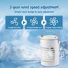 Portable 3 Speeds Air Conditioner USB Mini 7 Colors Lights Air Cooler Fan Water Cooling Fan Air Cooler For Home Office Use