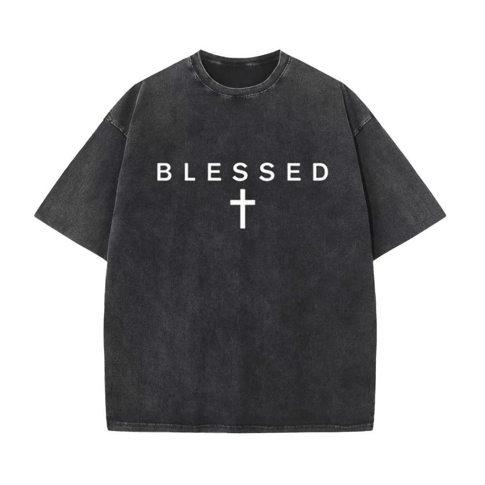 benber vintage Unisex Christian Faith TShirt for Women Men Jesus Christ Cross Design Inspirational Bible Quote Religious Gift Tee S