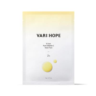 VARIHOPE 8 Days Pure Vitamin C Mask Pack Pieces Face Mask 22g/5